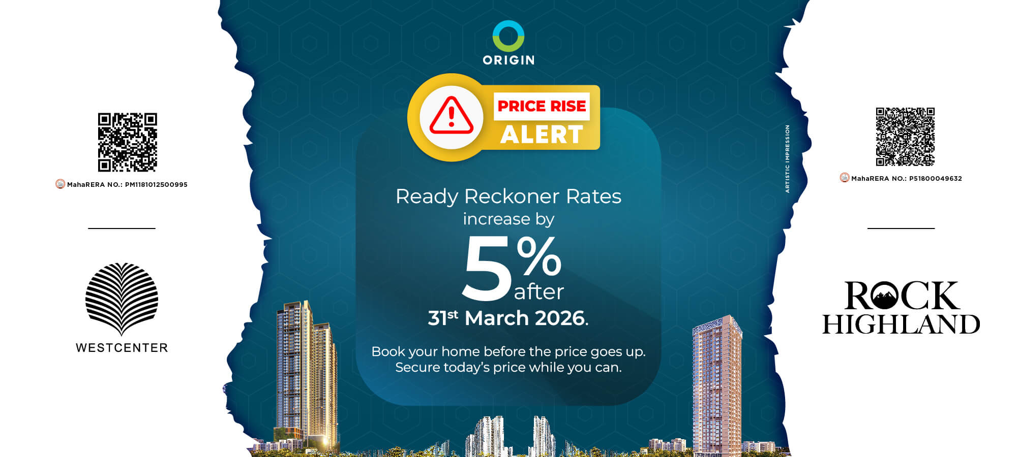 RH & WC Mar Price Rise Banner